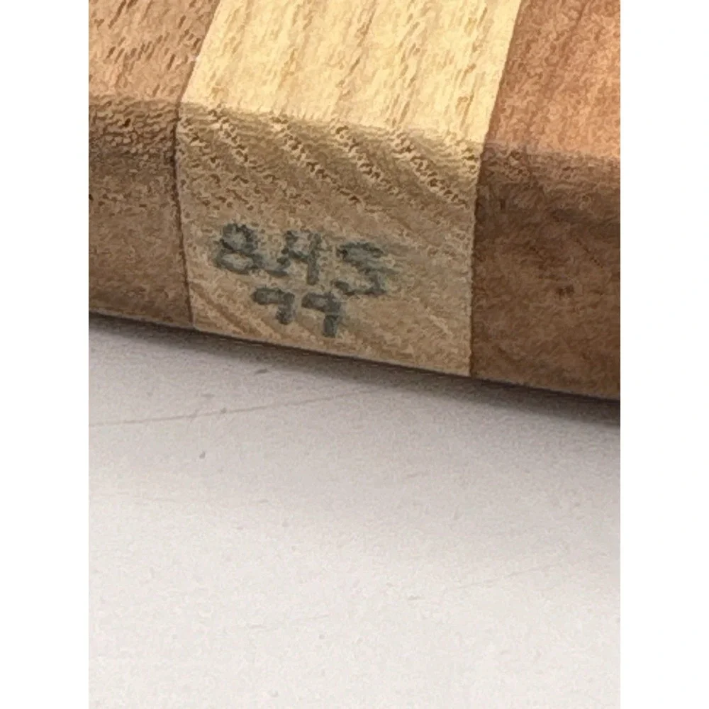 Vintage Small Wood Cutting Board Handmade 1999   3